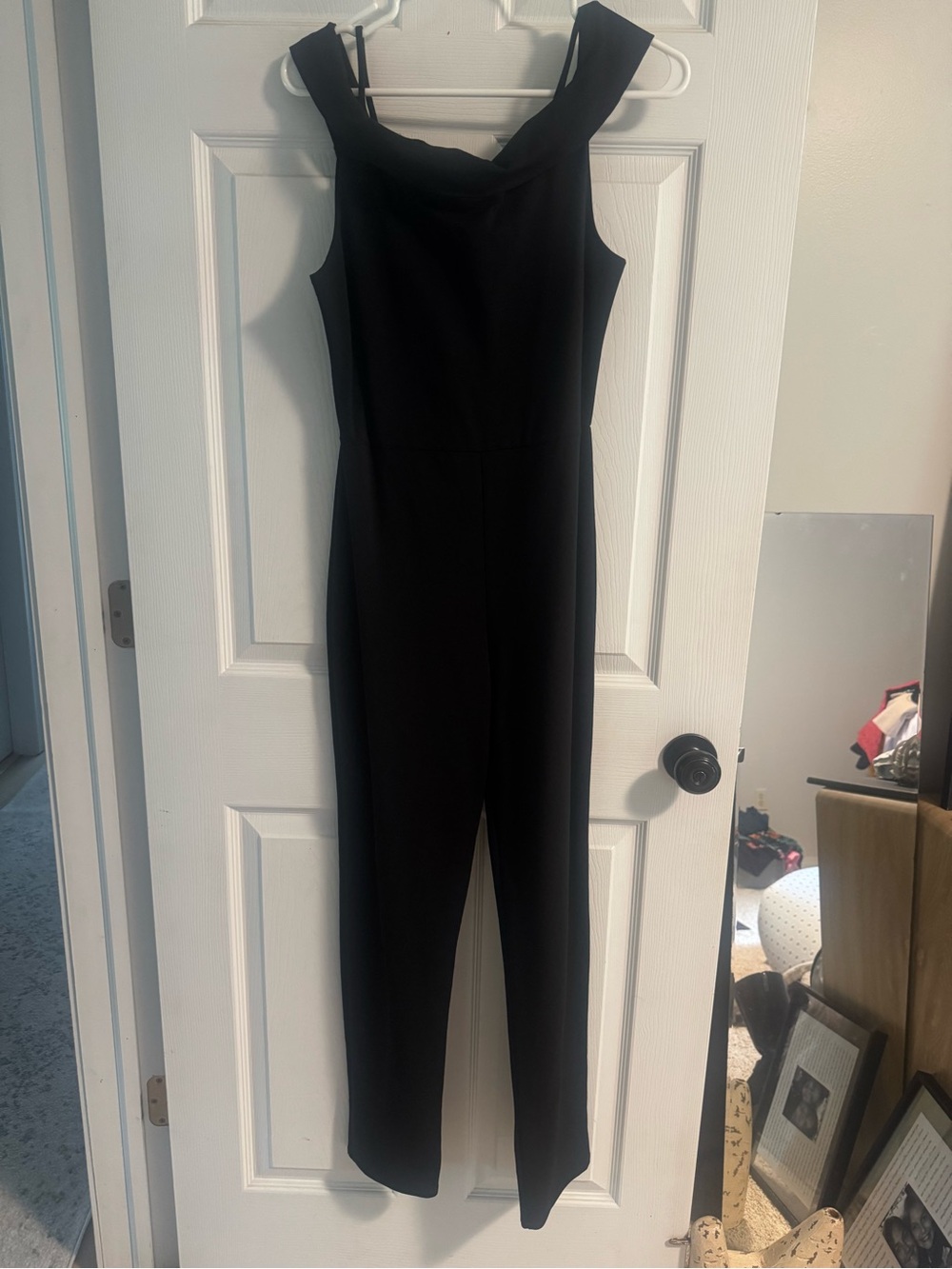 Rolla Coster Black Off Shoulder Stretch Jumpsuit Junior Large